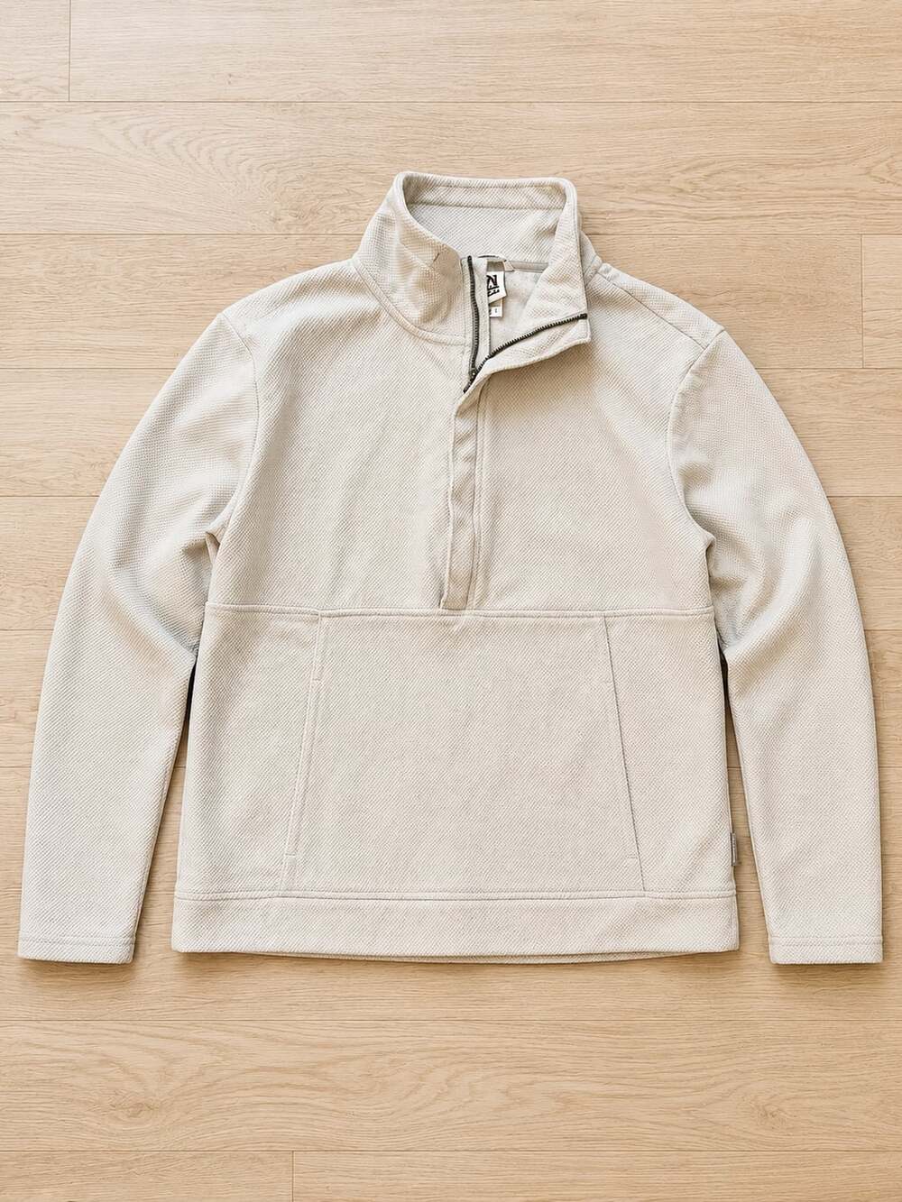Avalanche Men's Lightweight Textured Quarter Zip Pullover Athletic L